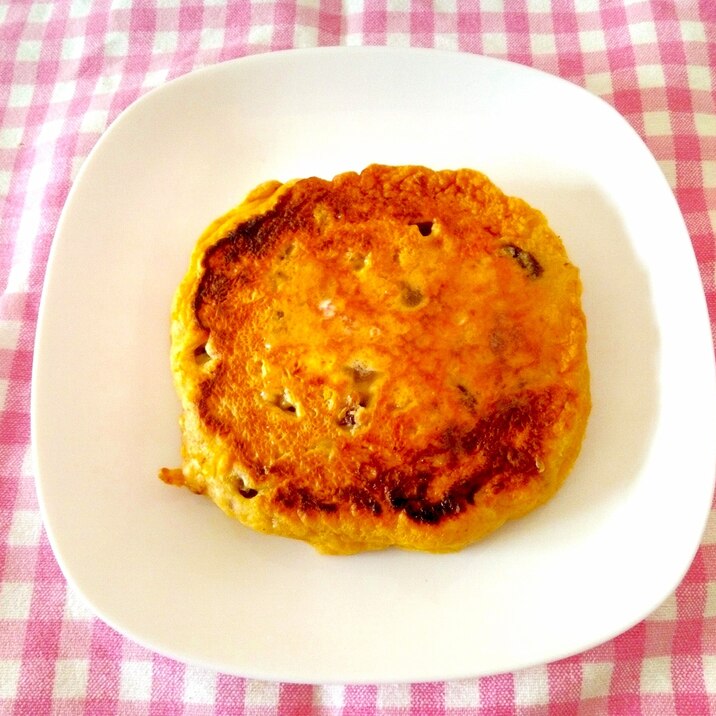 バナナとお豆腐のパンケーキ